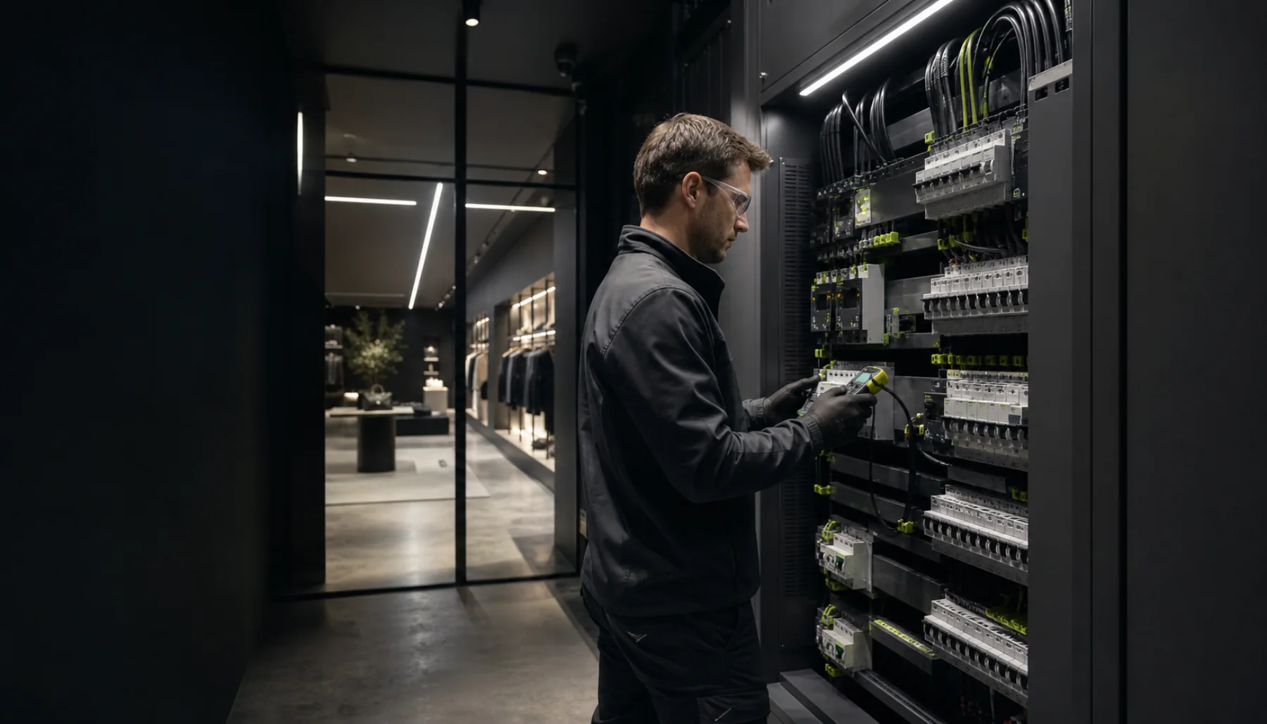Commercial electrical fitout featured in the Halden Electrical concept build